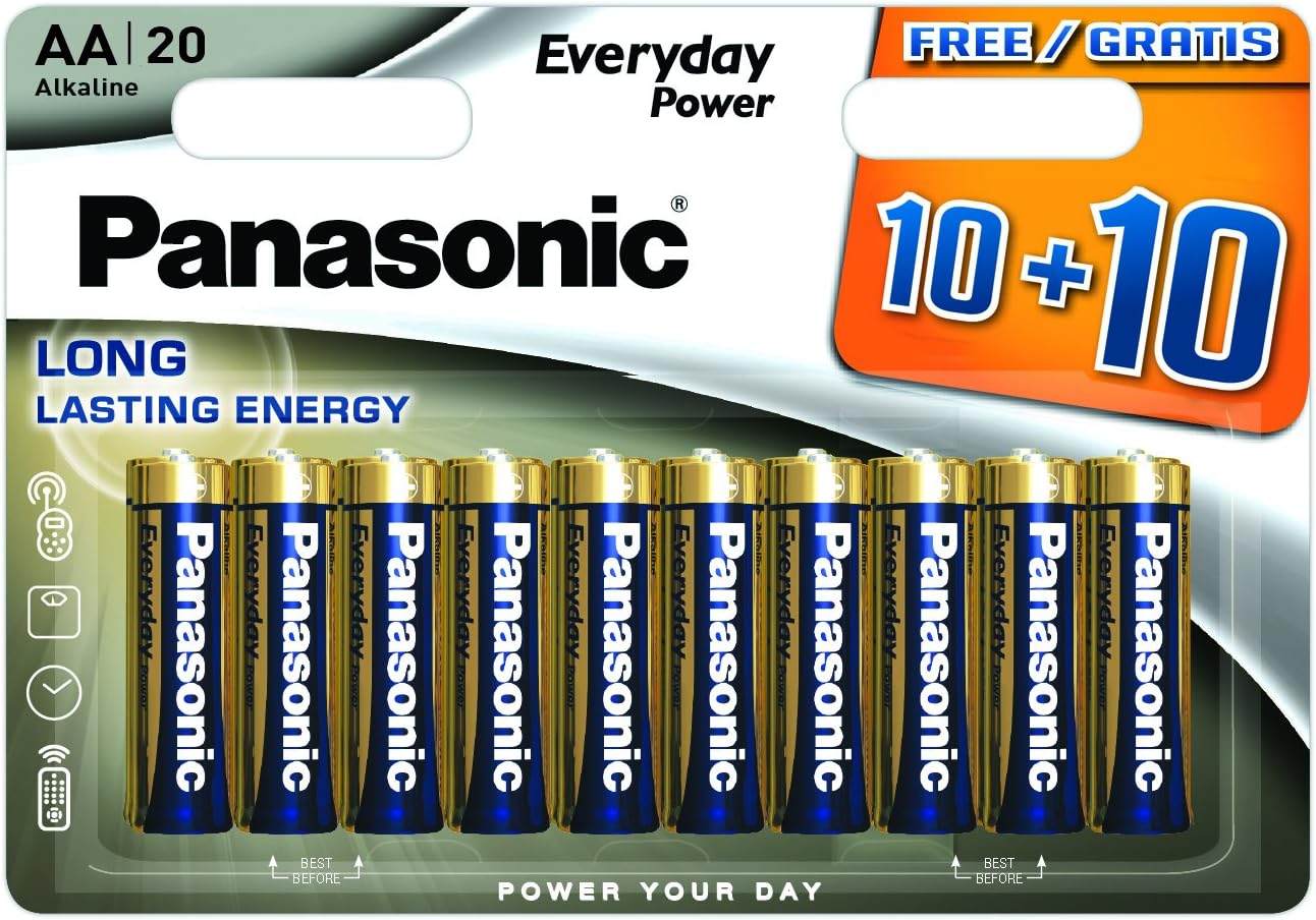 Panasonic AA Everyday Power Alkaline 20x